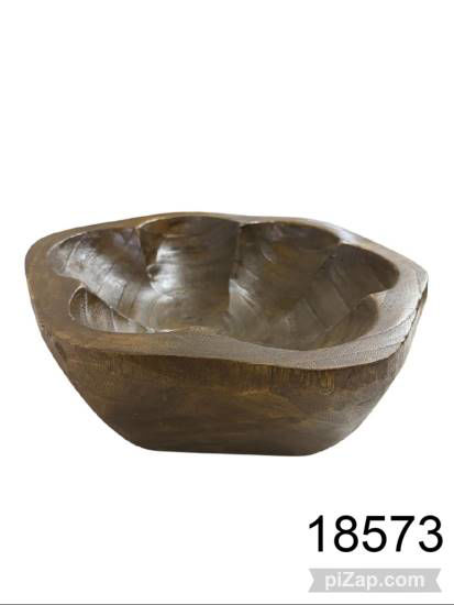 Imagen de CENTRO DE MESA FUENTE MADERA RUSTICA 29 CM 3.26